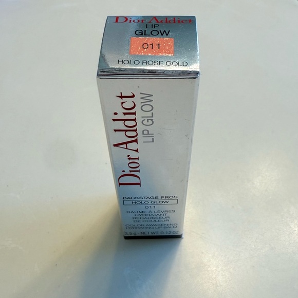 New In Box-Dior Addict Lip Glow Color Awakening Hydrating LipBalm-Halo Rose Gold - Picture 6 of 9